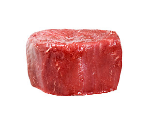 Image showing beef steak in white background