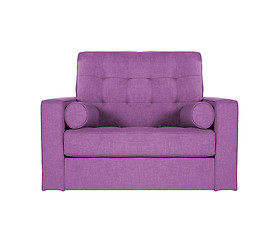 Image showing violet sofa 