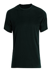 Image showing black t-shirt isolated