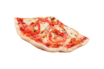 Image showing Slice of fresh pizza