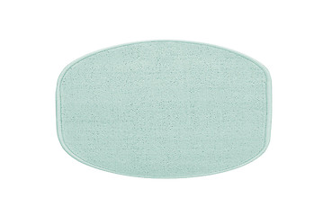 Image showing Blue bath rug