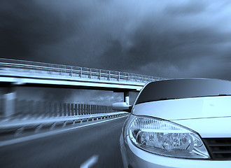 Image showing Car on the highway