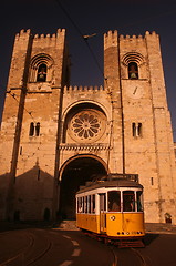 Image showing EUROPE PORTUGAL LISBON TRANSPORT FUNICULAR TRAIN