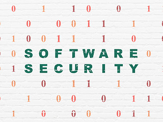 Image showing Privacy concept: Software Security on wall background
