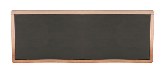 Image showing Blank old blackboard