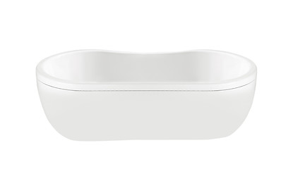 Image showing White bathtub