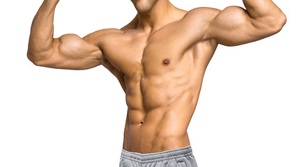 Image showing mans upper body