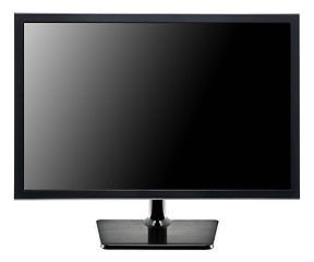 Image showing TV flat screen isolated 