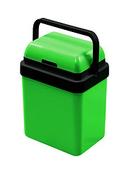 Image showing green cooling box