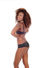 Image showing The back of a black woman.