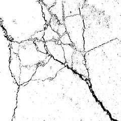 Image showing Abstract background, cracks on the surface. illustration.