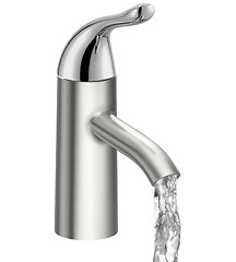 Image showing Closeup of water-supply faucet