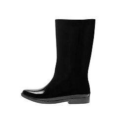 Image showing Black gum boots