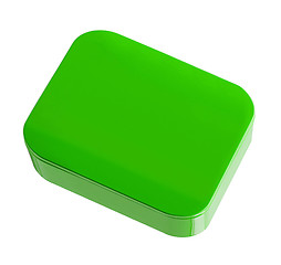 Image showing green Metal box
