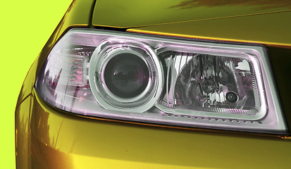 Image showing Car headlight