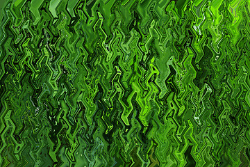 Image showing creative abstract green texture