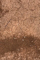 Image showing Dry soil closeup