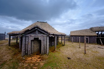 Image showing Ruins of some Viking village