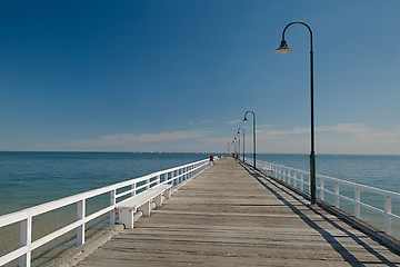 Image showing Pier in the sea