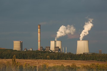 Image showing Power Plant Steam