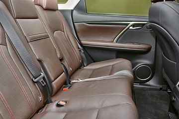 Image showing Car Interior Backseats