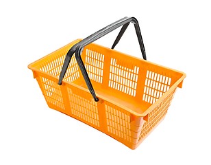 Image showing Shopping basket on white