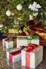 Image showing Christmas Tree And Presents