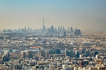 Image showing Dubai View from Air