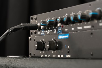 Image showing Guitar Amplifier Detail