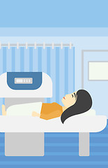 Image showing Magnetic resonance imaging vector illustration.