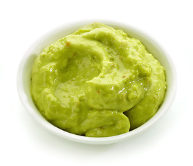 Image showing bowl of guacamole sauce