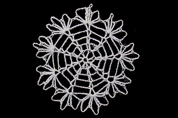 Image showing white christmas snowflake