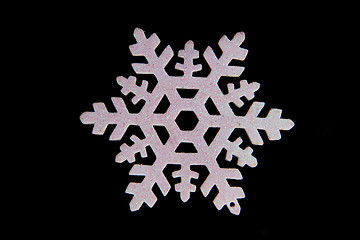 Image showing white christmas snowflake