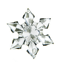 Image showing nice snowflake isolated