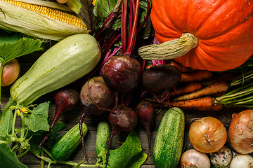 Image showing Different raw vegetables