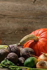 Image showing Pumpkin and other vegetables