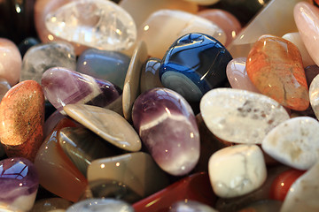 Image showing natural color gems background 