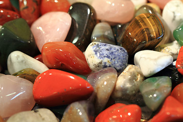 Image showing natural color gems background 