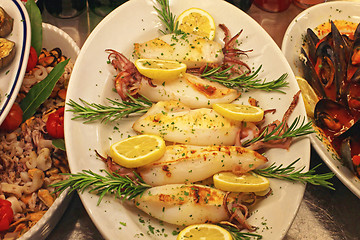 Image showing Grilled Squid