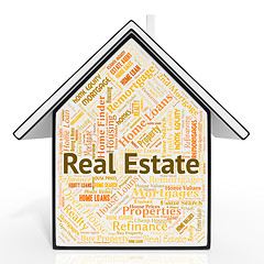 Image showing Real Estate Represents Property Market And Homes