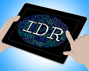 Image showing Idr Currency Indicates Exchange Rate And Coin