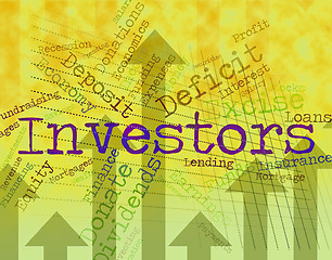 Image showing Investors Word Means Return On Investment And Savings