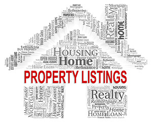 Image showing Property Listings Means For Sale And Advertising