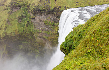 Image showing Skogafoss waterfall, Iceland