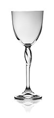 Image showing Single glass champagne glass