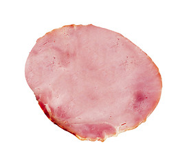 Image showing Sliced smoked ham