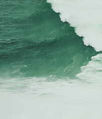 Image showing Green Ocean Wave