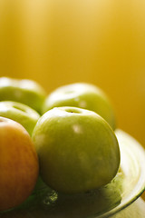 Image showing green apples