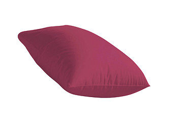 Image showing Red Pillow isolated 