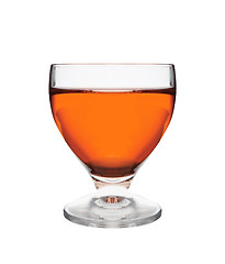 Image showing glass of whiskey isolated